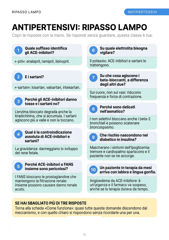 Pagina di ripasso lampo